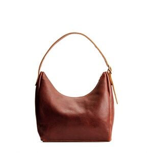 Portland Leather Rich Brown Hobo Bag